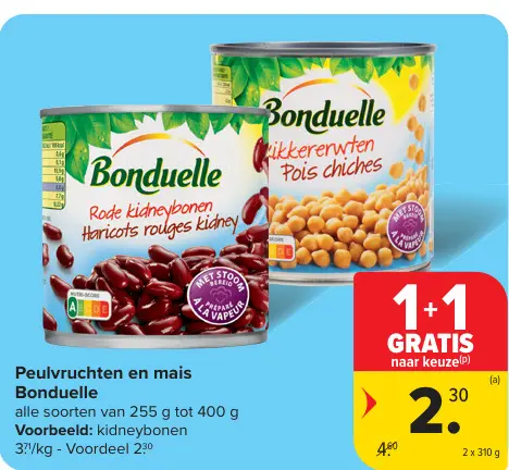 Offre: Peulvruchten en mais