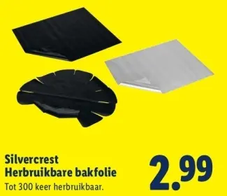 Aanbieding: Herbruikbare bakfolie