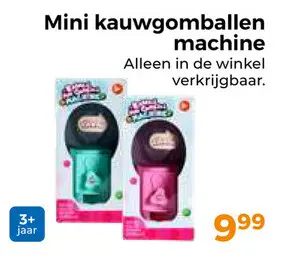 Aanbieding: Mini kauwgomballen machine