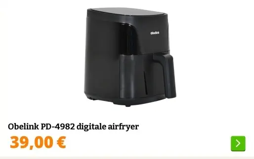 Aanbieding: PD-4982 digitale airfryer