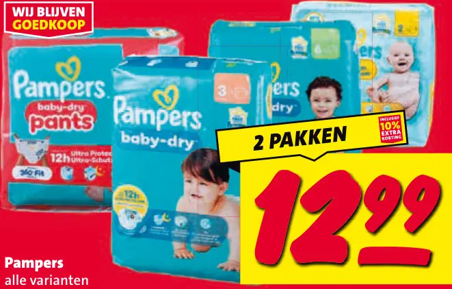 Aanbieding: Luiers en luierbroekjes