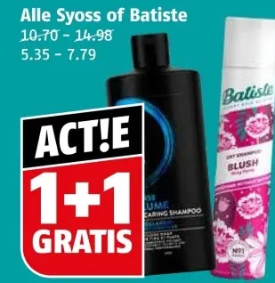 Aanbieding: Syoss of Batiste