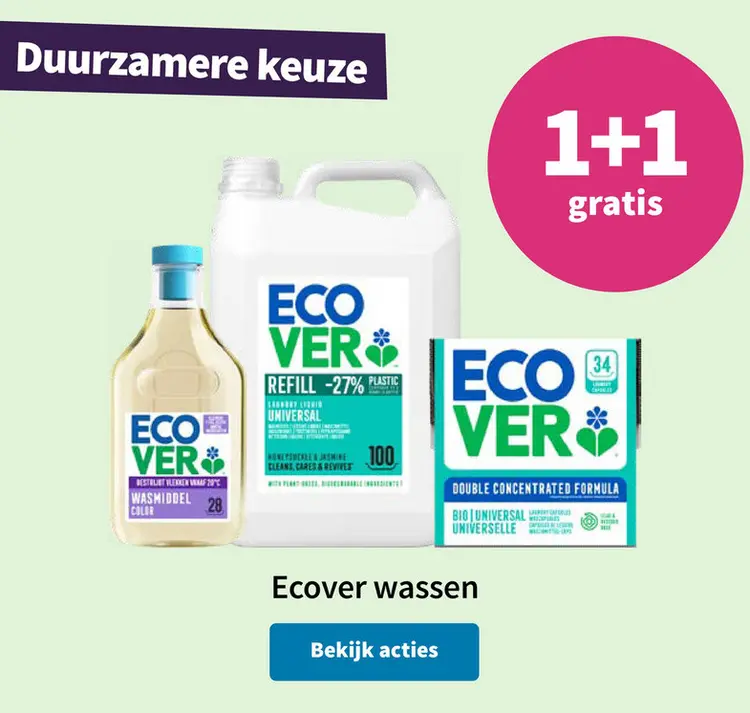 Promotie: Ecover Laundry Products