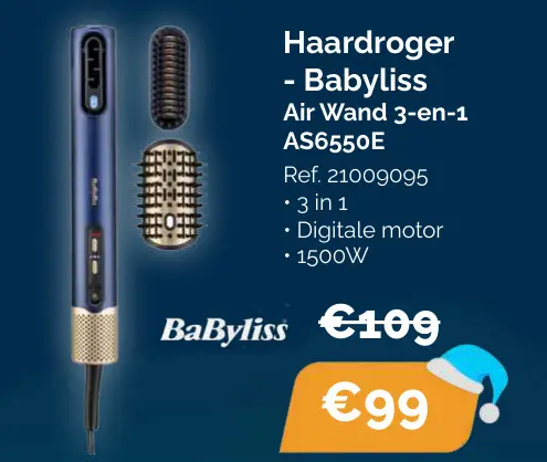Promotie: Haardroger - Babyliss Air Wand 3-en-1 AS6550E