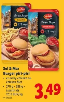 Offre: Burger piri-piri