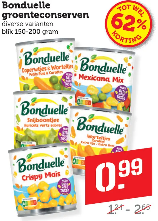Aanbieding: Groenteconserven