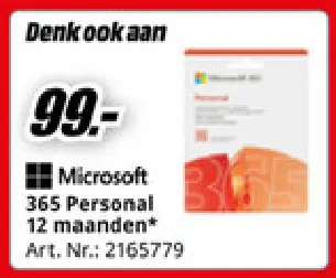 Aanbieding: Microsoft 365 Personal