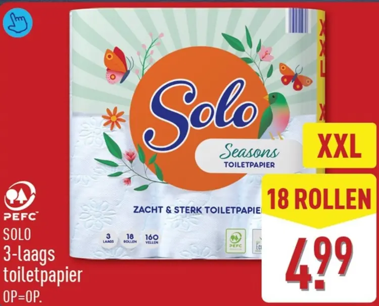 Aanbieding: Solo Seasons toiletpapier