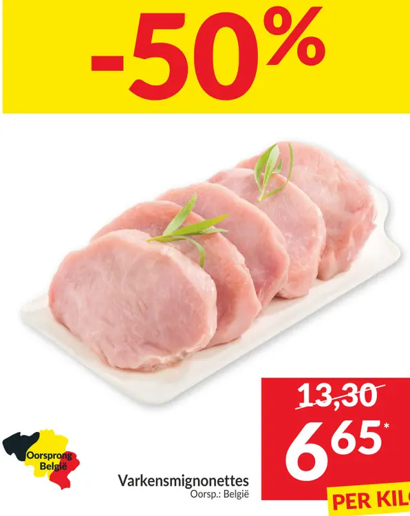 Promotie: Varkensmignonettes