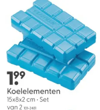 Aanbieding: Koelelementen