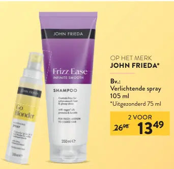Promotie: Verlichtende spray