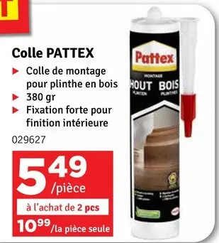 Offre: Colle PATTEX