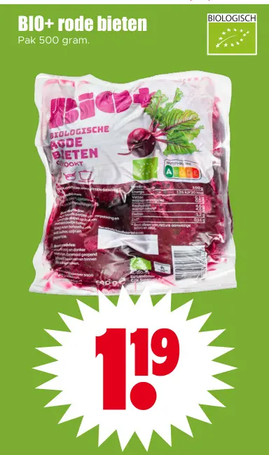 Aanbieding: BIO+ rode bieten