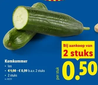 Promotie: Komkommer
