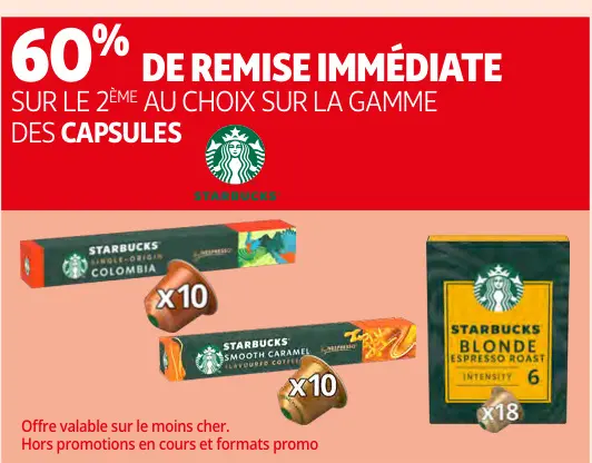 Offre: Starbucks Capsules