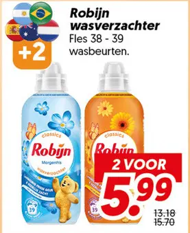 Aanbieding: Robijn wasverzachter