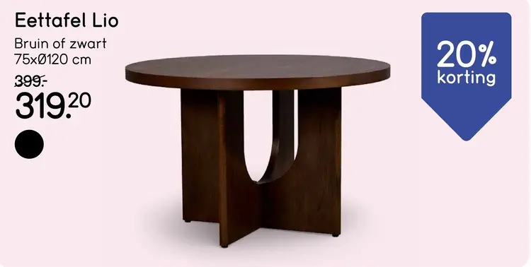 Aanbieding: Eettafel Lio