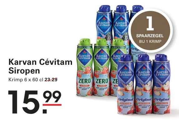 Aanbieding: Siropen