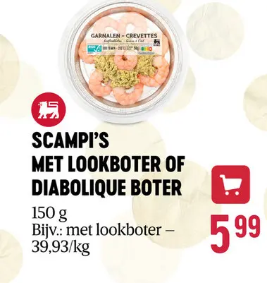 Promotie: Scampi 