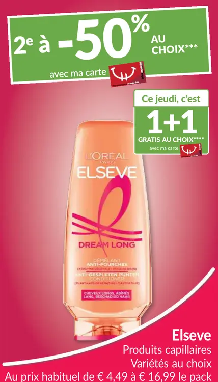 Offre: Elseve Produits capillaires