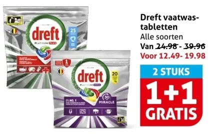 Aanbieding: Vaatwastabletten