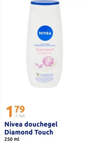 Promotie: Nivea douchegel Diamond Touch