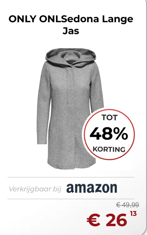 Aanbieding: ONLSedona Lange Jas