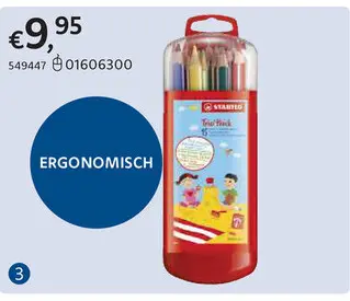Aanbieding: Stabilo Trio thick box 15pcs