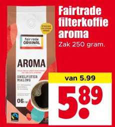 Aanbieding: Fairtrade filterkoffie aroma