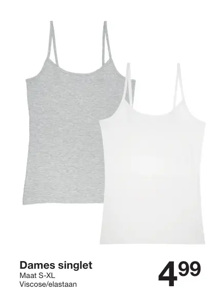 Promotie: Dames singlet