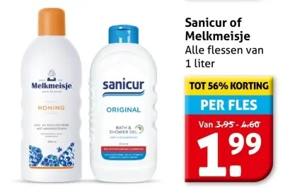 Aanbieding: Sanicur of Melkmeisje