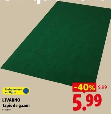 Offre: Tapis de gazon