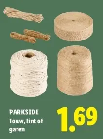 Aanbieding: Touw, lint of garen