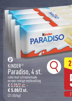 Promotie: KINDER® Paradiso