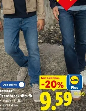 Promotie: Jeansbroek slim fit