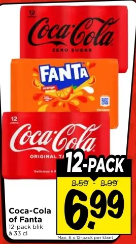 Aanbieding: Coca-Cola of Fanta