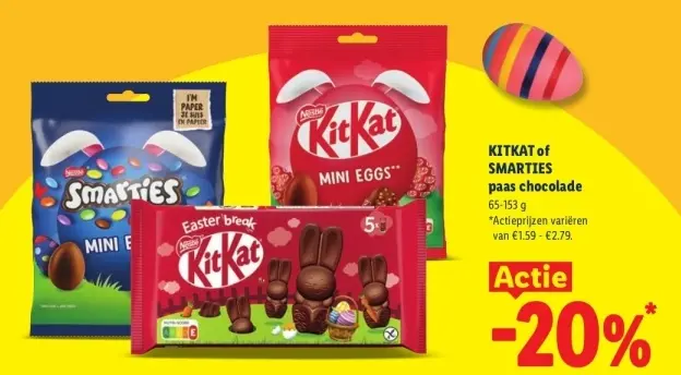 Aanbieding: Paas chocolade