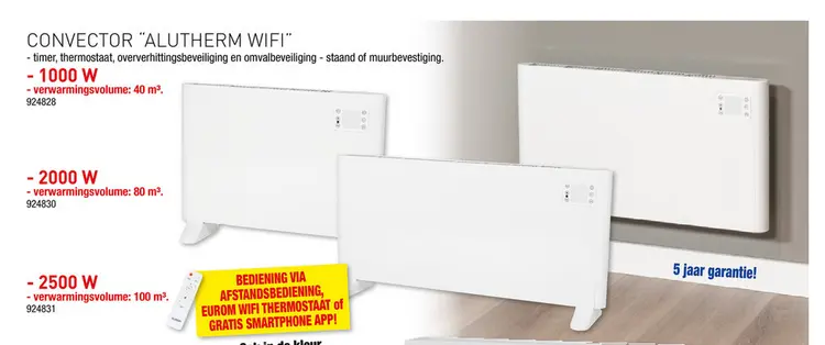 Promotie: Convector "alutherm wifi"