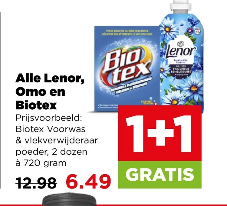 Aanbieding: Lenor, Omo en Biotex
