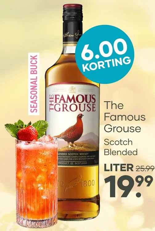 Aanbieding: The Famous Grouse Scotch Blended
