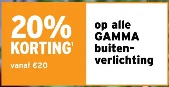 Promotie: buitenverlichting