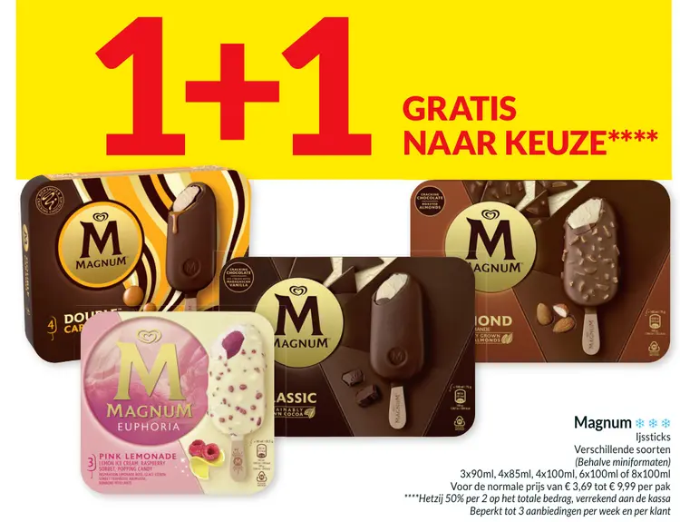 Promotie: Magnum IJssticks