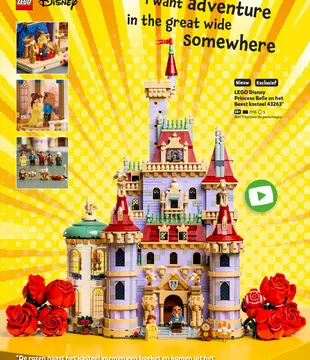 Aanbieding: LEGO Disney Princess Belle en het Beest kaste