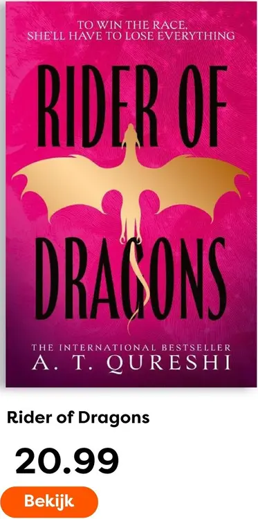 Aanbieding: A. T. Qureshi Rider of Dragons