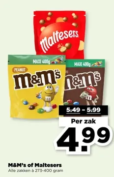 Aanbieding: M&M's of Maltesers