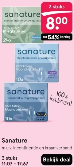 Aanbieding: Sanature
