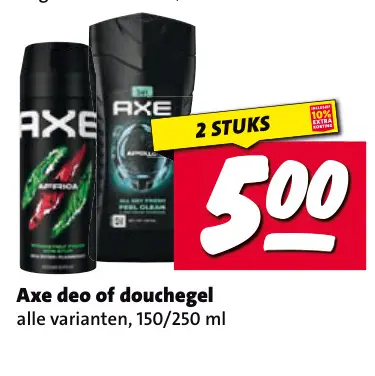 Aanbieding: Axe deo of douchegel