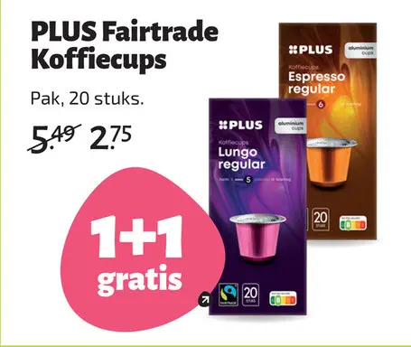 Aanbieding: Fairtrade Koffiecups