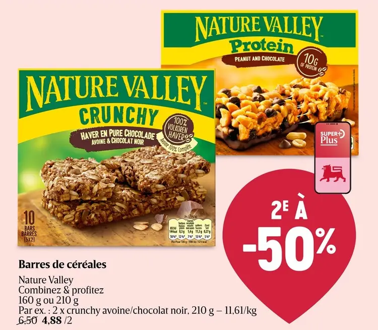 Offre: Barres de céréales