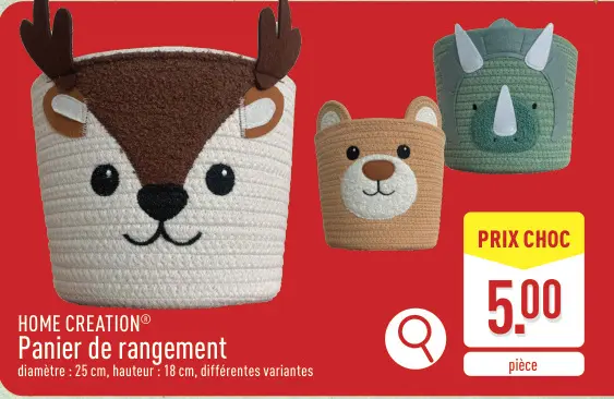 Offre: Panier de rangement